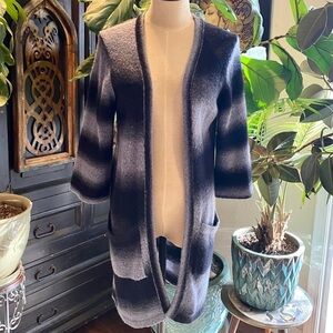 Stitchfix ombré stripe wide sleeve duster cardigan